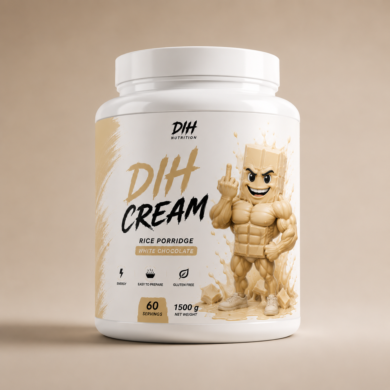 DIH CREAM — krémová rýžová kaše bílá čokoláda